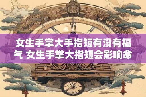 女生手掌大手指短有没有福气 女生手掌大指短会影响命运吗