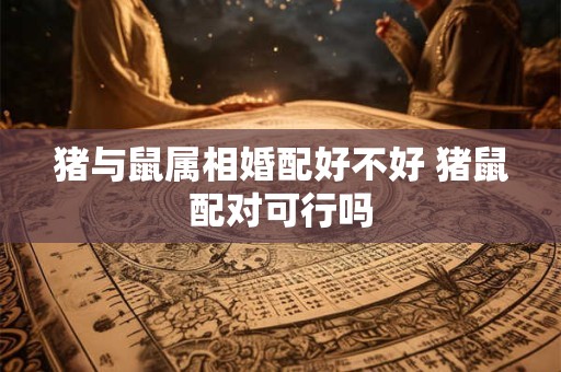 猪与鼠属相婚配好不好 猪鼠配对可行吗