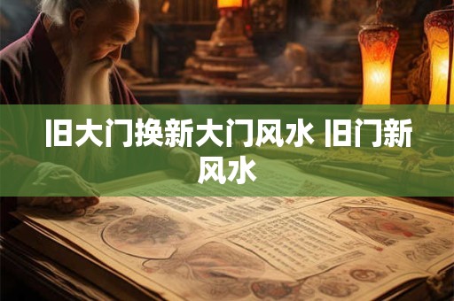 旧大门换新大门风水 旧门新风水