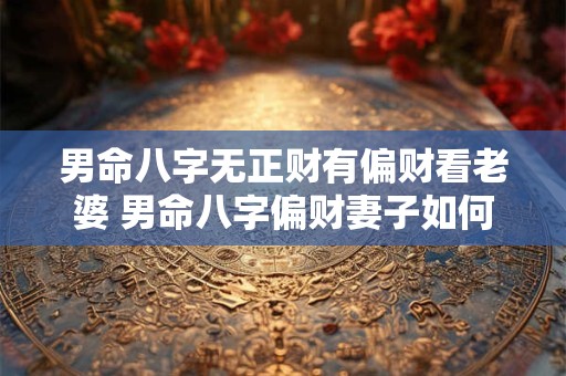 男命八字无正财有偏财看老婆 男命八字偏财妻子如何