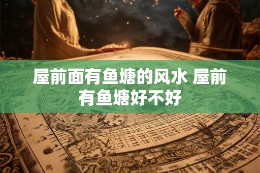 屋前面有鱼塘的风水 屋前有鱼塘好不好