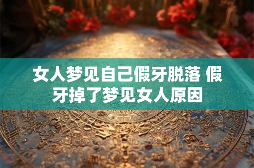 女人梦见自己假牙脱落 假牙掉了梦见女人原因