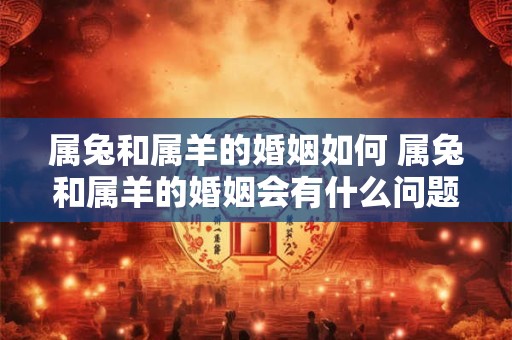 属兔和属羊的婚姻如何 属兔和属羊的婚姻会有什么问题或挑战吗 属兔和属羊的婚姻如何 属兔和属羊的婚姻会有什么问题或挑战吗