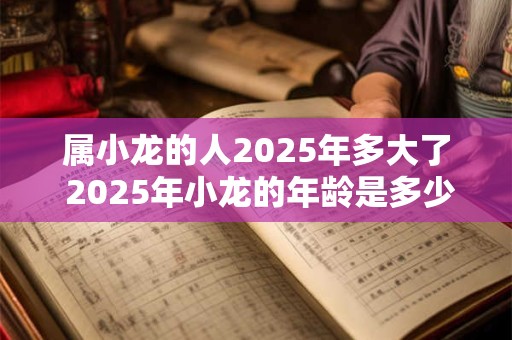 属小龙的人2026年多大了 2026年小龙的年龄是多少