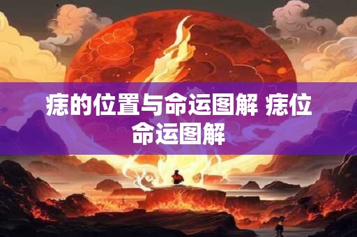 痣的位置与命运图解 痣位命运图解
