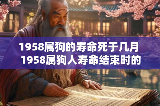 1958属狗的寿命死于几月 1958属狗人寿命结束时的月份是