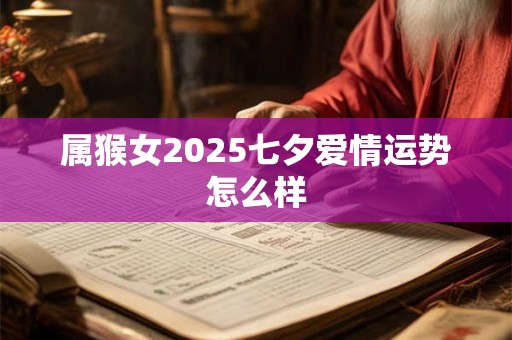 属猴女2025七夕爱情运势怎么样 属猴女2025七夕爱情运势怎么样