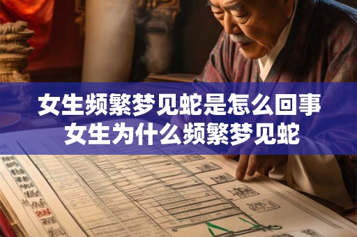 女生频繁梦见蛇是怎么回事 女生为什么频繁梦见蛇