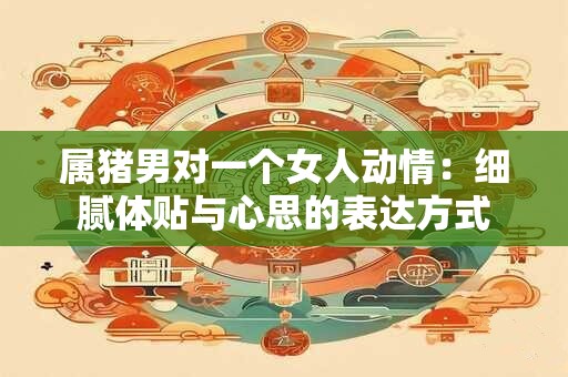 属猪男对一个女人动情：细腻体贴与心思的表达方式
