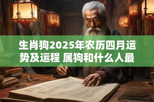 生肖狗2025年农历四月运势及运程 属狗和什么人最配