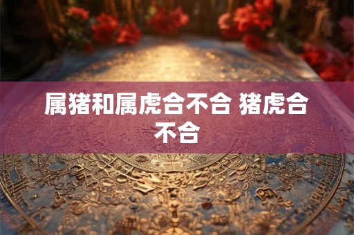 属猪和属虎合不合 猪虎合不合