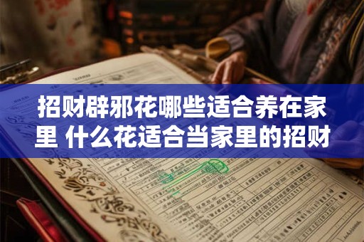 招财辟邪花哪些适合养在家里 什么花适合当家里的招财辟邪植物