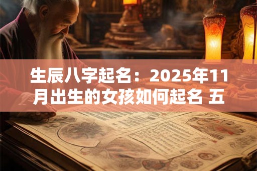 生辰八字起名:2025年11月出生的女孩如何起名 五行属什么 生辰八字起名:2025年11月出生的女孩如何起名 五行属什么