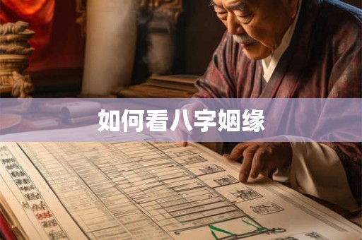 如何看八字姻缘