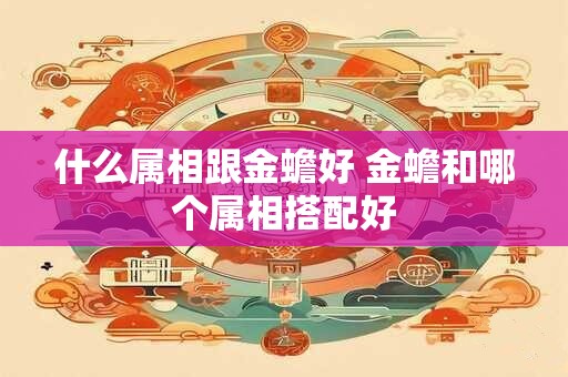 什么属相跟金蟾好 金蟾和哪个属相搭配好