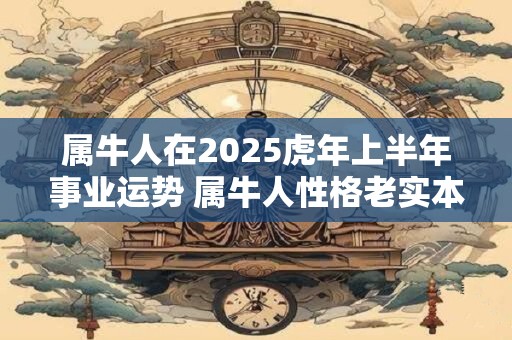 属牛人在2025虎年上半年事业运势 属牛人性格老实本分
