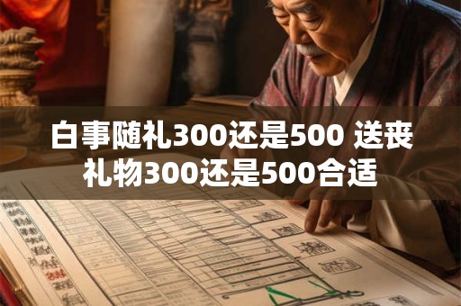 白事随礼300还是500 送丧礼物300还是500合适