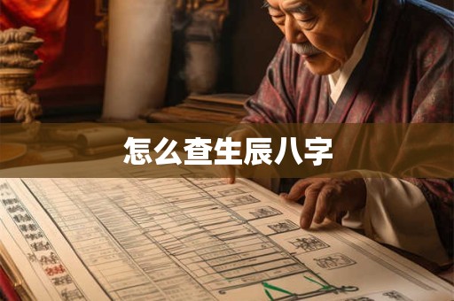 怎么查生辰八字