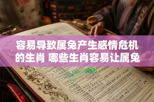 容易导致属兔产生感情危机的生肖 哪些生肖容易让属兔产生感情危机