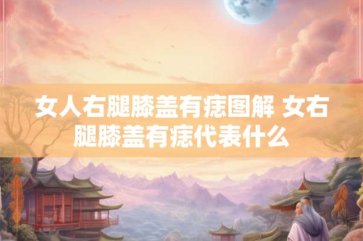 女人右腿膝盖有痣图解 女右腿膝盖有痣代表什么