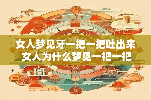 女人梦见牙一把一把吐出来 女人为什么梦见一把一把吐出牙 女人梦见牙一把一把吐出来 女人为什么梦见一把一把吐出牙