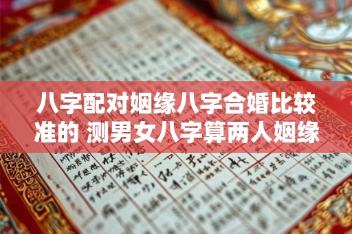 八字配对姻缘八字合婚比较准的 测男女八字算两人姻缘 八字配对姻缘八字合婚比较准的 测男女八字算两人姻缘