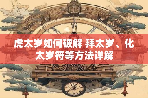 虎太岁如何破解 拜太岁、化太岁符等方法详解 虎太岁如何破解 拜太岁、化太岁符等方法详解