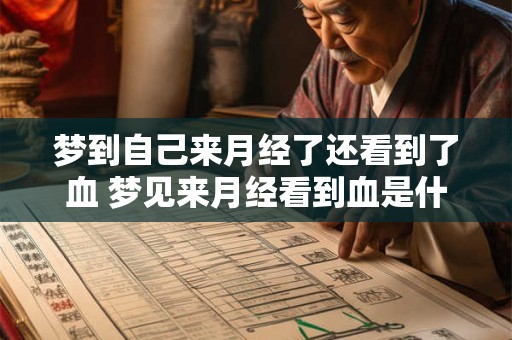 梦到自己来月经了还看到了血 梦见来月经看到血是什么意思
