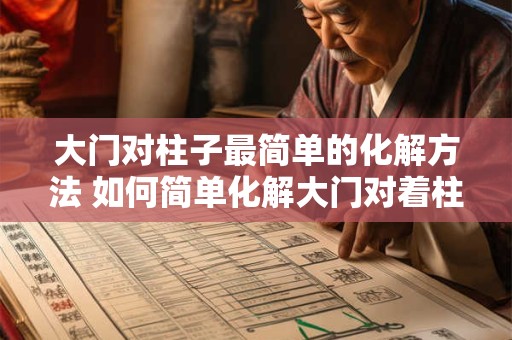 大门对柱子最简单的化解方法 如何简单化解大门对着柱子的问题