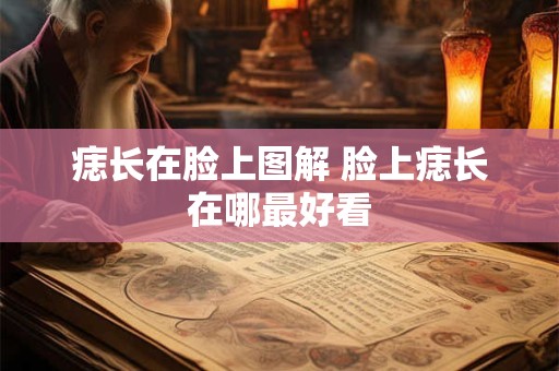 痣长在脸上图解 脸上痣长在哪最好看