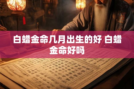 白蜡金命几月出生的好 白蜡金命好吗