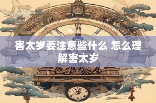 害太岁要注意些什么 怎么理解害太岁