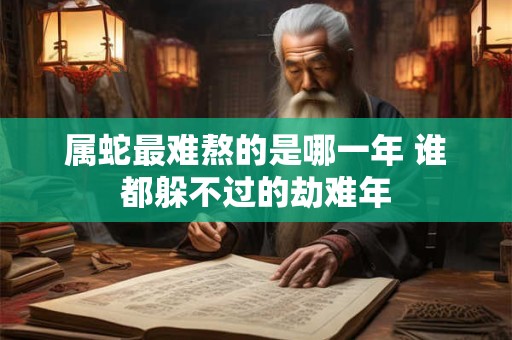 属蛇最难熬的是哪一年 谁都躲不过的劫难年
