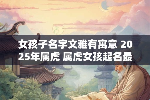 女孩子名字文雅有寓意 2025年属虎 属虎女孩起名最佳字