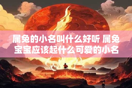 属兔的小名叫什么好听 属兔宝宝应该起什么可爱的小名呢