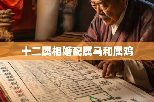 十二属相婚配属马和属鸡