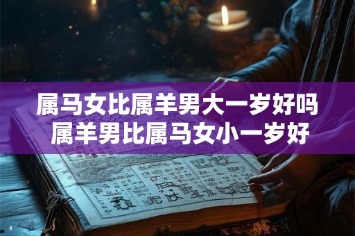 属马女比属羊男大一岁好吗 属羊男比属马女小一岁好吗
