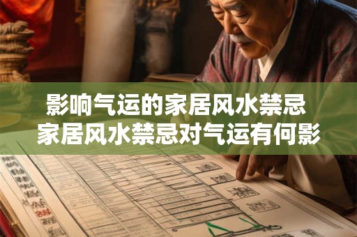 影响气运的家居风水禁忌 家居风水禁忌对气运有何影响