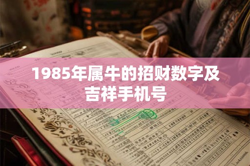 1985年属牛的招财数字及吉祥手机号