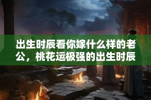 出生时辰看你嫁什么样的老公，桃花运极强的出生时辰