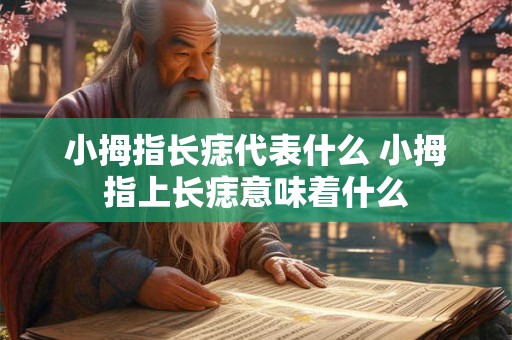 小拇指长痣代表什么 小拇指上长痣意味着什么