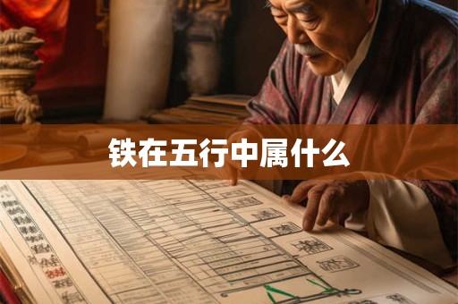 铁在五行中属什么