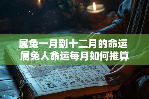 属兔一月到十二月的命运 属兔人命运每月如何推算
