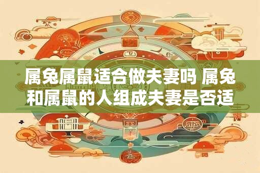 属兔属鼠适合做夫妻吗 属兔和属鼠的人组成夫妻是否适合