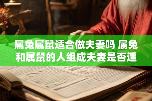 属兔属鼠适合做夫妻吗 属兔和属鼠的人组成夫妻是否适合