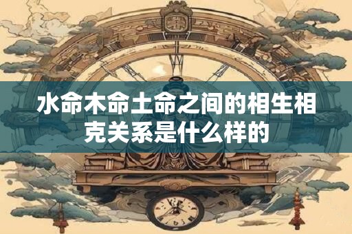 水命木命土命之间的相生相克关系是什么样的 水命木命土命之间的相生相克关系是什么样的