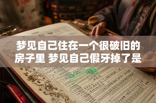 梦见自己住在一个很破旧的房子里 梦见自己假牙掉了是什么意思
