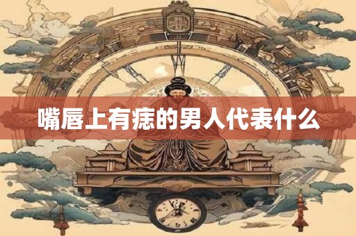 嘴唇上有痣的男人代表什么