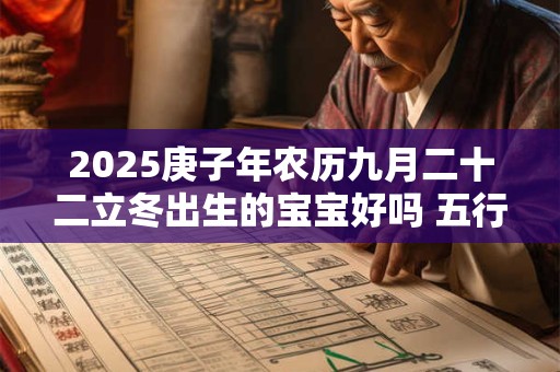 2025庚子年农历九月二十二立冬出生的宝宝好吗 五行八字查询