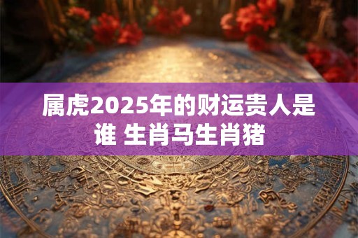 属虎2025年的财运贵人是谁 生肖马生肖猪